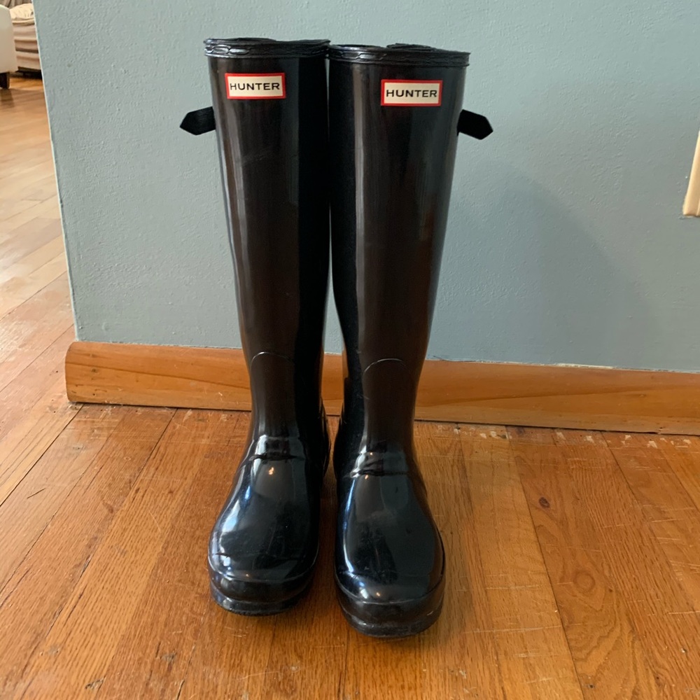 Tall Hunter Boots with Boot Socks